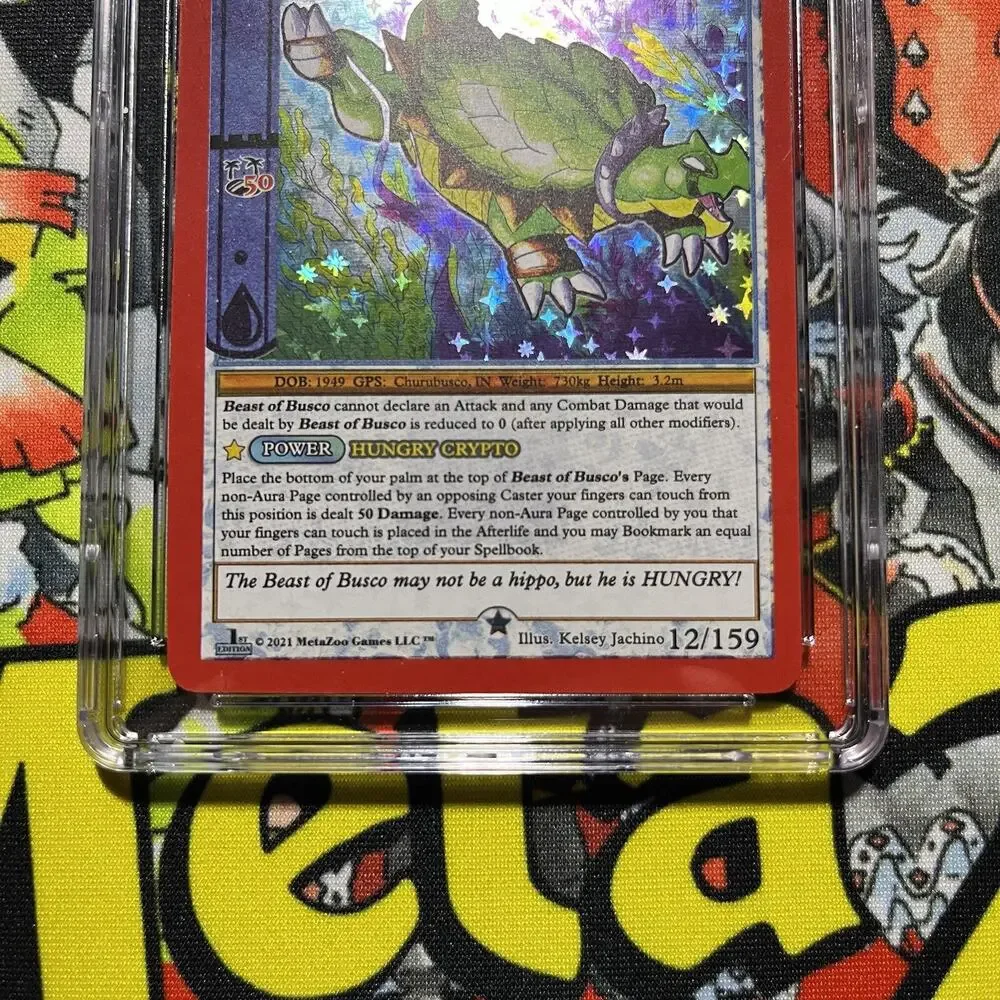 Metazoo Beast Of Busco Gem Mint 9.5 CGC Full Holo Cryptid Nation 1st Edition